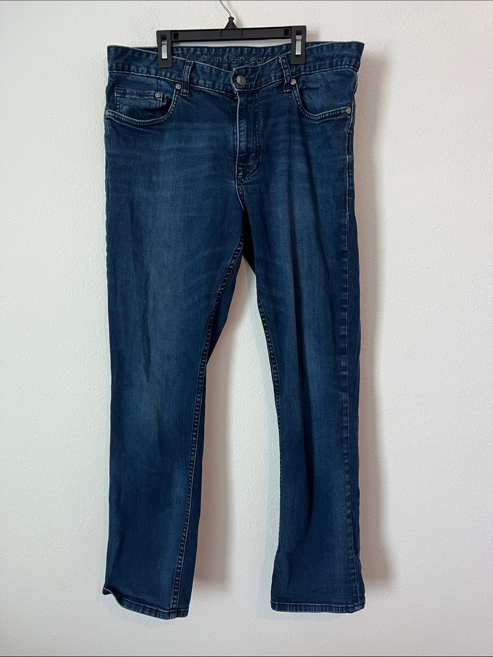 Calvin Klein Men's Slim Straight Jeans 34x30